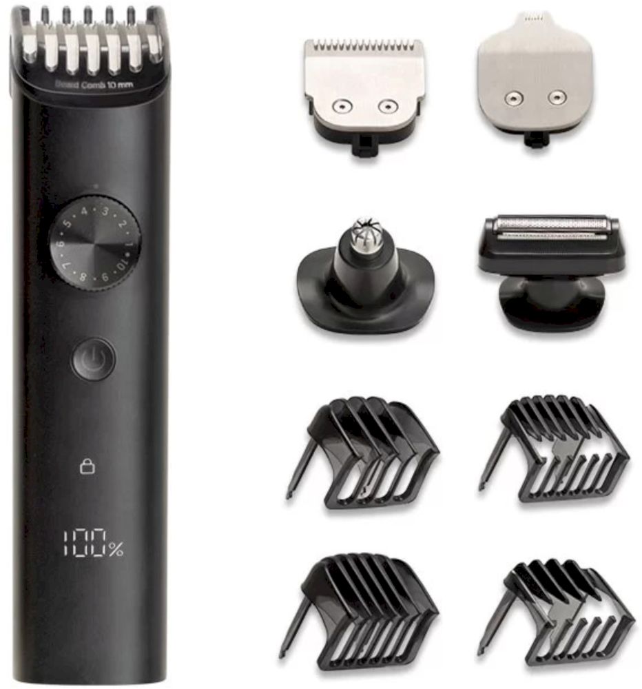 Машинка для стрижки Xiaomi Grooming Kit Pro (BHR6395GL), чёрный — Фото 1