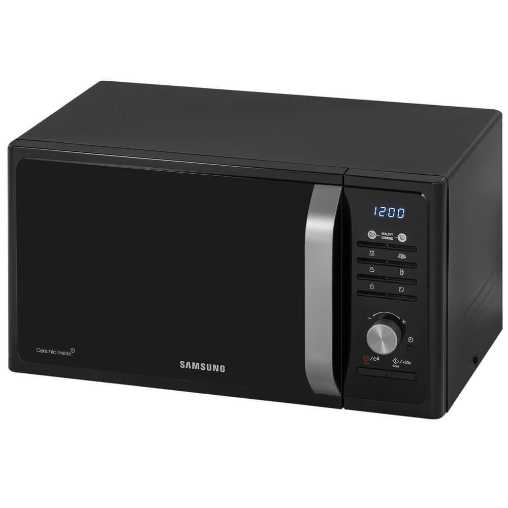 Микроволновая печь Samsung MS23F301TAK (23 л, 800 Вт, переключатели поворотный механизм, кнопки, дисплей, черный)