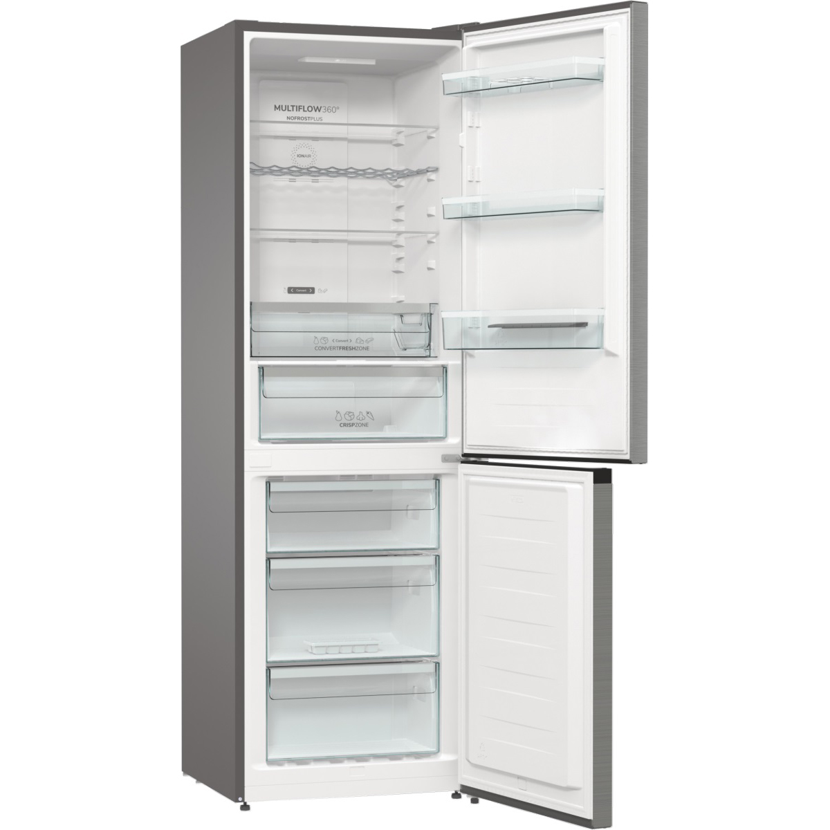 Холодильник Gorenje NRK6192AXL4 (Advanced / Объем - 302 л / Высота - 185см / A++ / Серебристый / NoFrost)