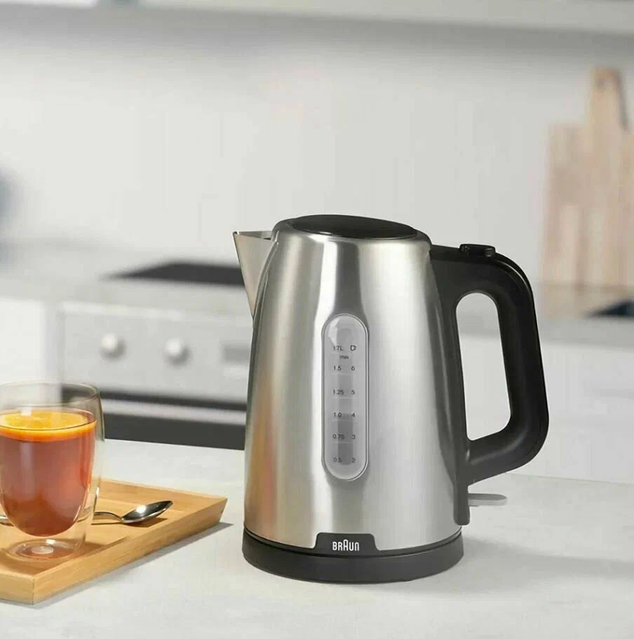 Чайник Braun WK1500BK (2200Вт / 1,7л / металл)-1