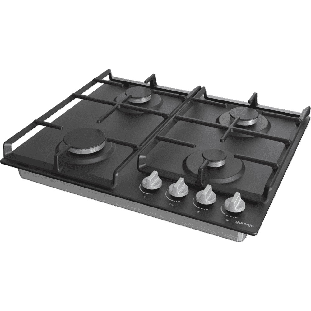 Поверхность газовая Gorenje G641EXB (Essential / Черный / Чугунные решетки / BigSurface)