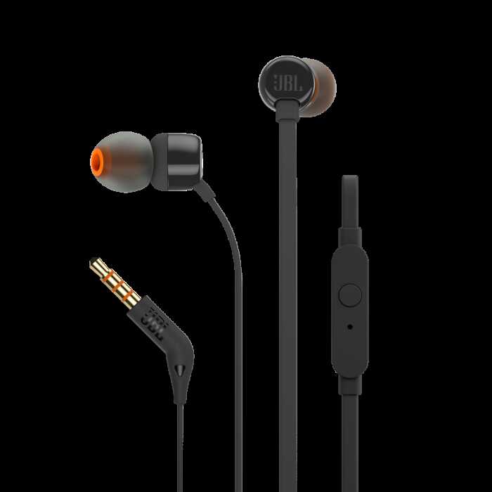 Наушники с микрофоном JBL T110 Black