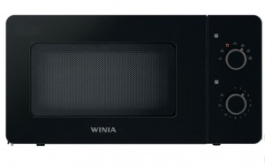 Микроволновая печь Winia KOR 5A0BBW (15 л, 500 Вт, переключатели переключатели сенсор, гриль, дисплей, черный)-1