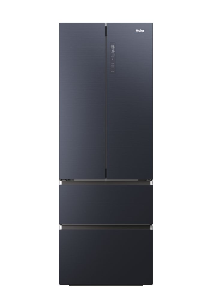 Холодильник Side by Side Haier HFW7720ENMB (4 двери / Объем - 477 л / Высота - 200,6 см / Ширина - 70 см / A++ / Чёрный / No Frost)-0