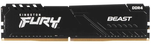 Память DDR4  8Gb 3600MHz Kingston FURY Beast Black KF436C17BB8