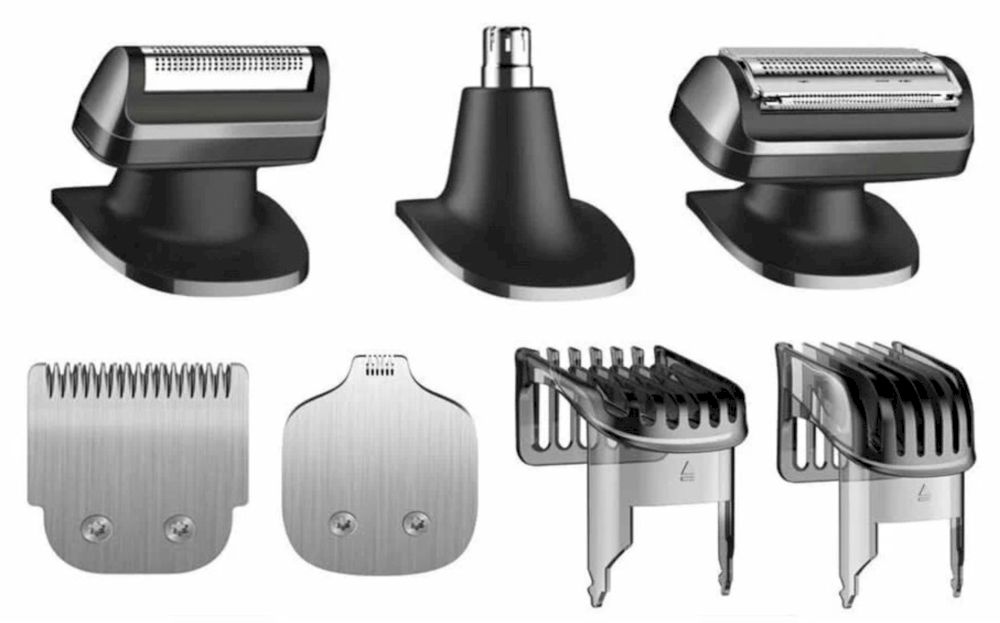 Машинка для стрижки Xiaomi Grooming Kit Pro (BHR6395GL), чёрный — Фото 5