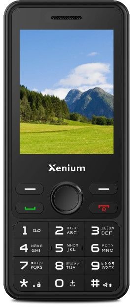 Телефон мобильный Xenium X280, черный — Фото 1
