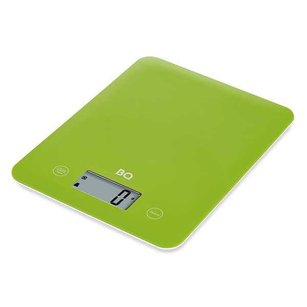 Весы кухонные BQ KS1005 (электронные/ платформа/ предел 5 кг/ точность 1 г/ тарокомпенсация, последовательное взвешивание)
