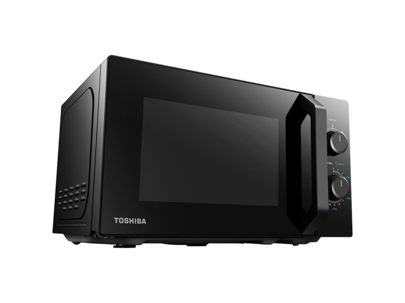 Микроволновая печь Toshiba MW2-MM20P(BK) (20 л, 800 Вт, переключатели поворотный механизм, чёрный)
