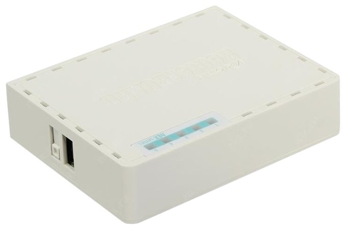 Маршрутизатор Mikrotik hEX (RB750Gr3) Проводной гигабитный 5-портовый роутер с поддержкой 3G/4G модемов и USB-портом и microSD-слотом, розетка UK