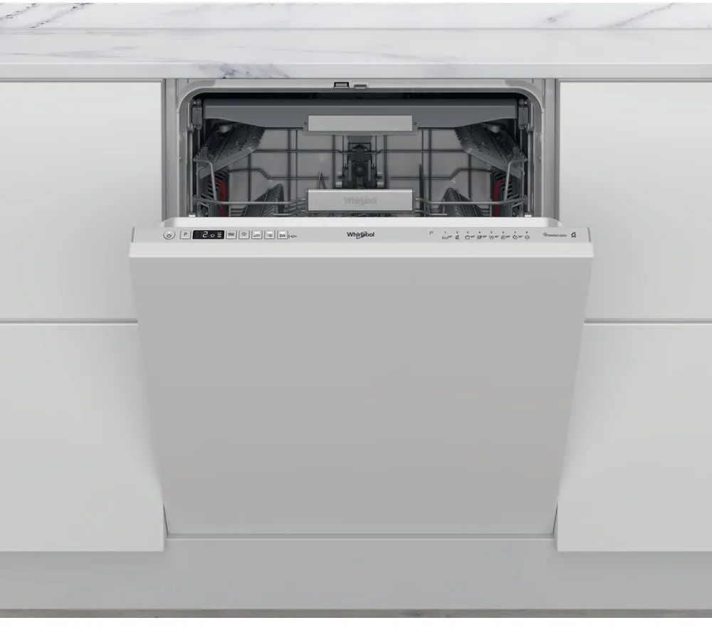 Машина посудомоечная встраиваемая 60 см Whirlpool WIO 3T126 PFE, белый — Фото 1