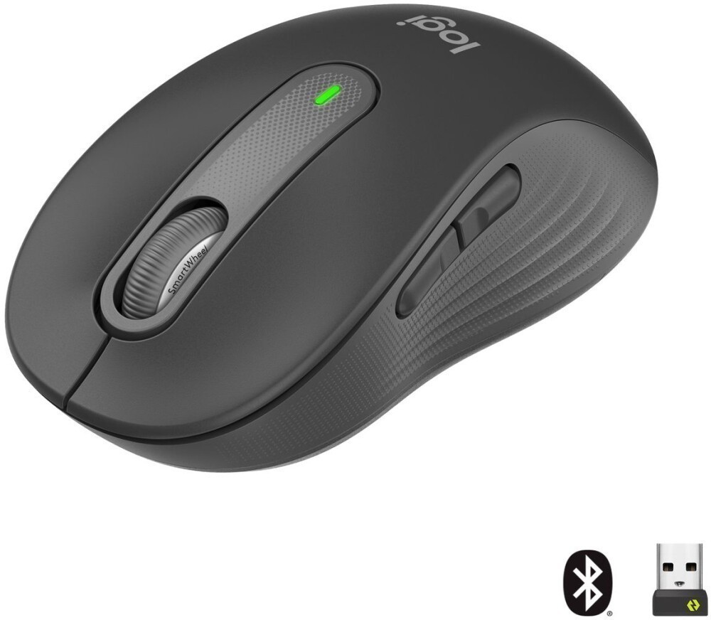 Беспроводная мышь Logitech Signature M650 Графитовый Bluetooth