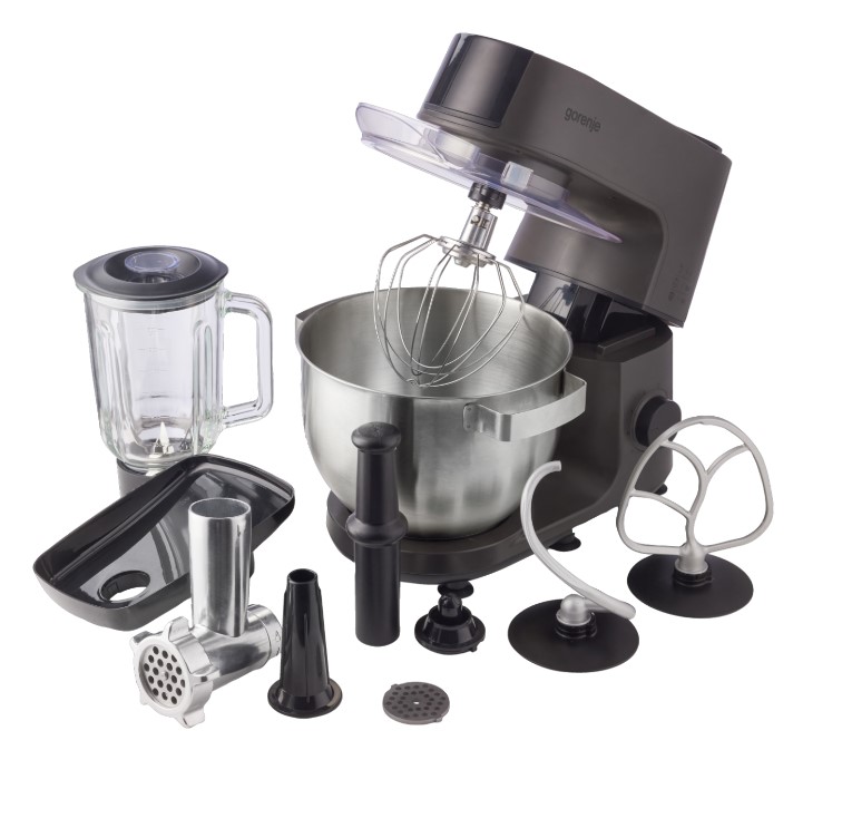 Кухонный комбайн Gorenje MMC1000CA (1000 Вт / 6 л / блендер, мясорубка, венчик) -0