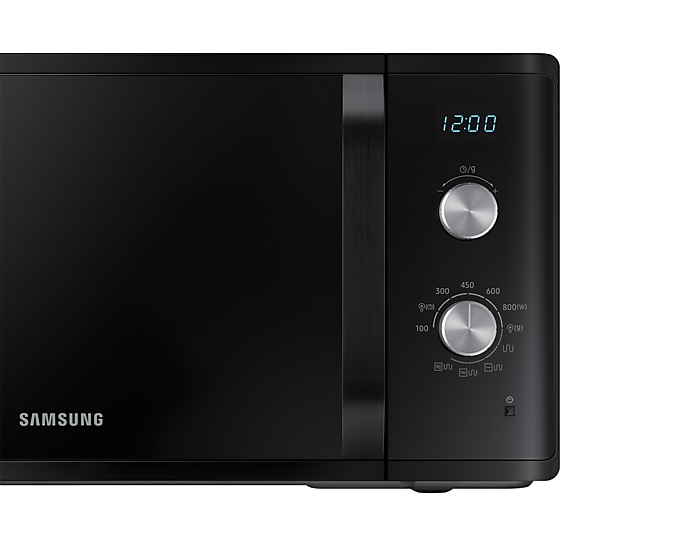 Микроволновая печь Samsung MG23K3614AK (23 л, 800 Вт, переключатели поворотный механизм, гриль, дисплей, черный)