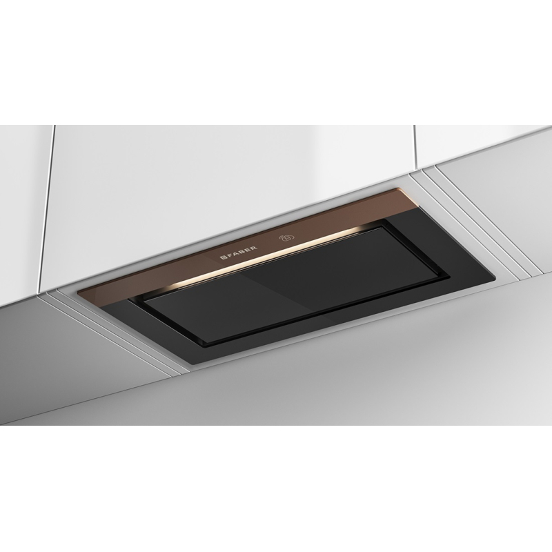 Вытяжка полновстраиваемая Faber BI-AIR KL A52 (670 м³/ч / 270 Вт / LED освещение 1 x 4 Вт / ширина - 52,2 см / Чёрный + коричневый)-0