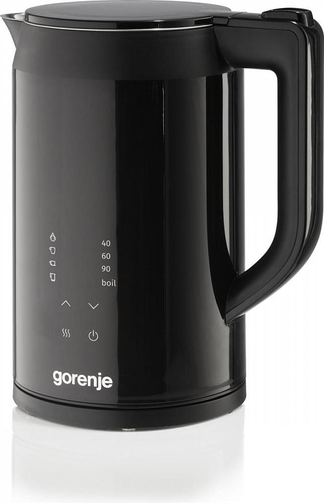 Чайник Gorenje K17DWDII  (2200 Вт / 1.7 л / металл/пластик / чёрный / контроль температуры)-0