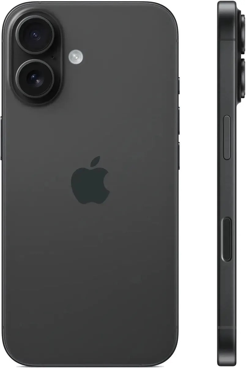 Смартфон Apple iPhone 16 128 ГБ, черный