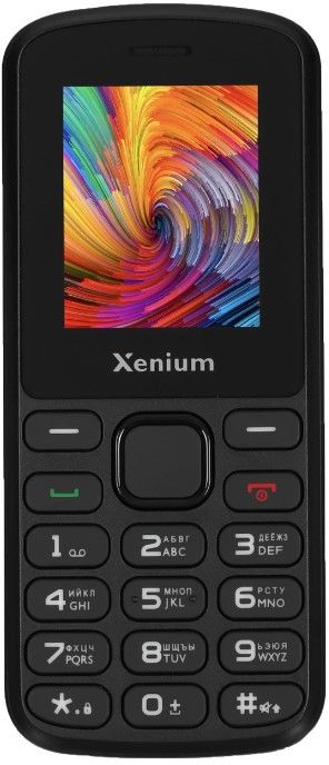Телефон мобильный Xenium X170, черный