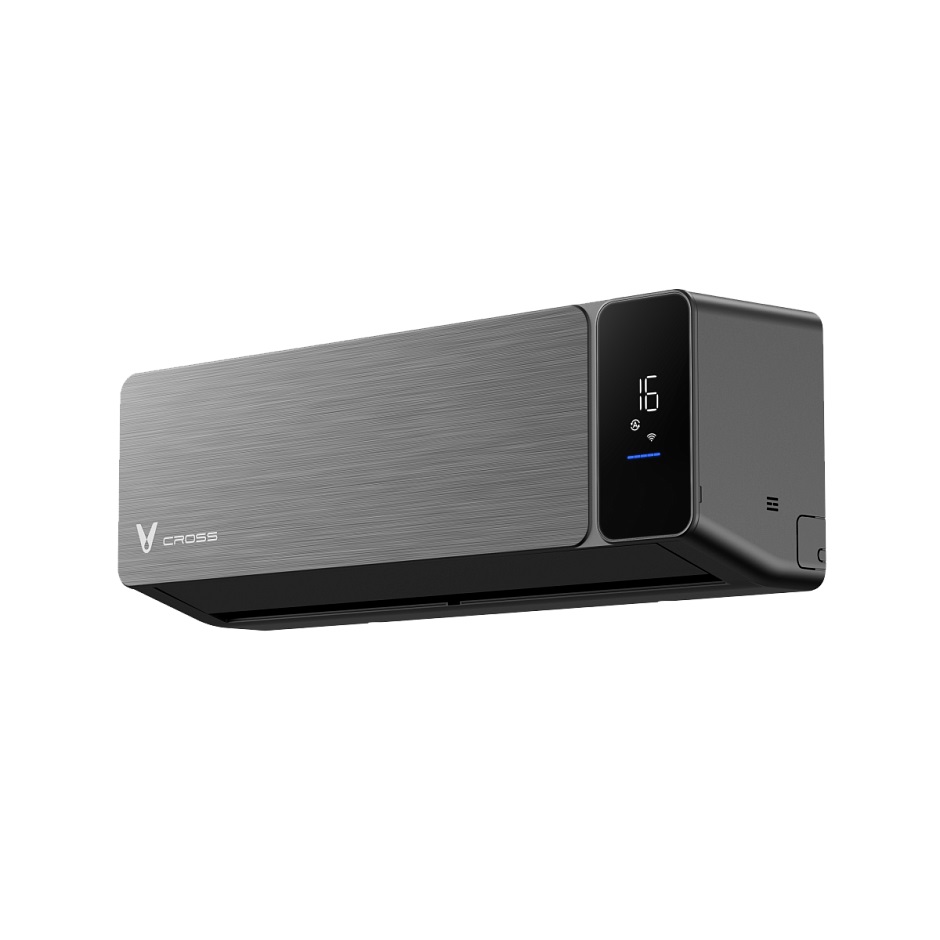 Кондиционер настенный Viomi INVERTOR Cross Pro KFR-35GW/EY2UMC A++/A+ (12000BTU, R32, чёрный, до 35 м2, 3D AirFlow, Wi-Fi с поддержклй MiHome, Алисы)