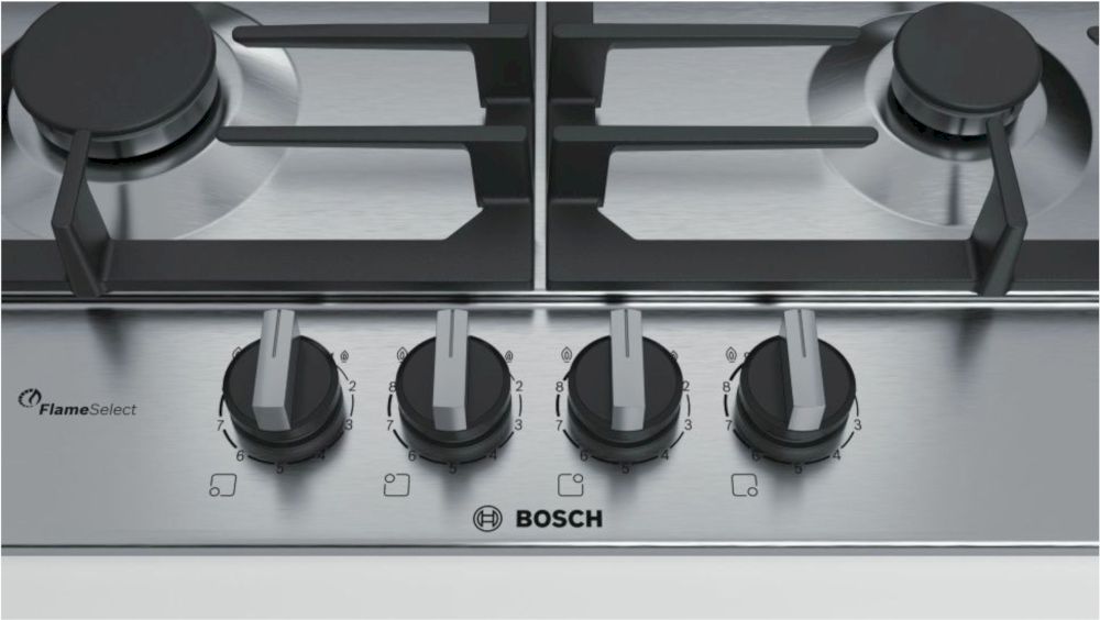 Поверхность газовая Bosch PCP6A5B90, нержавеющая сталь — Фото 6