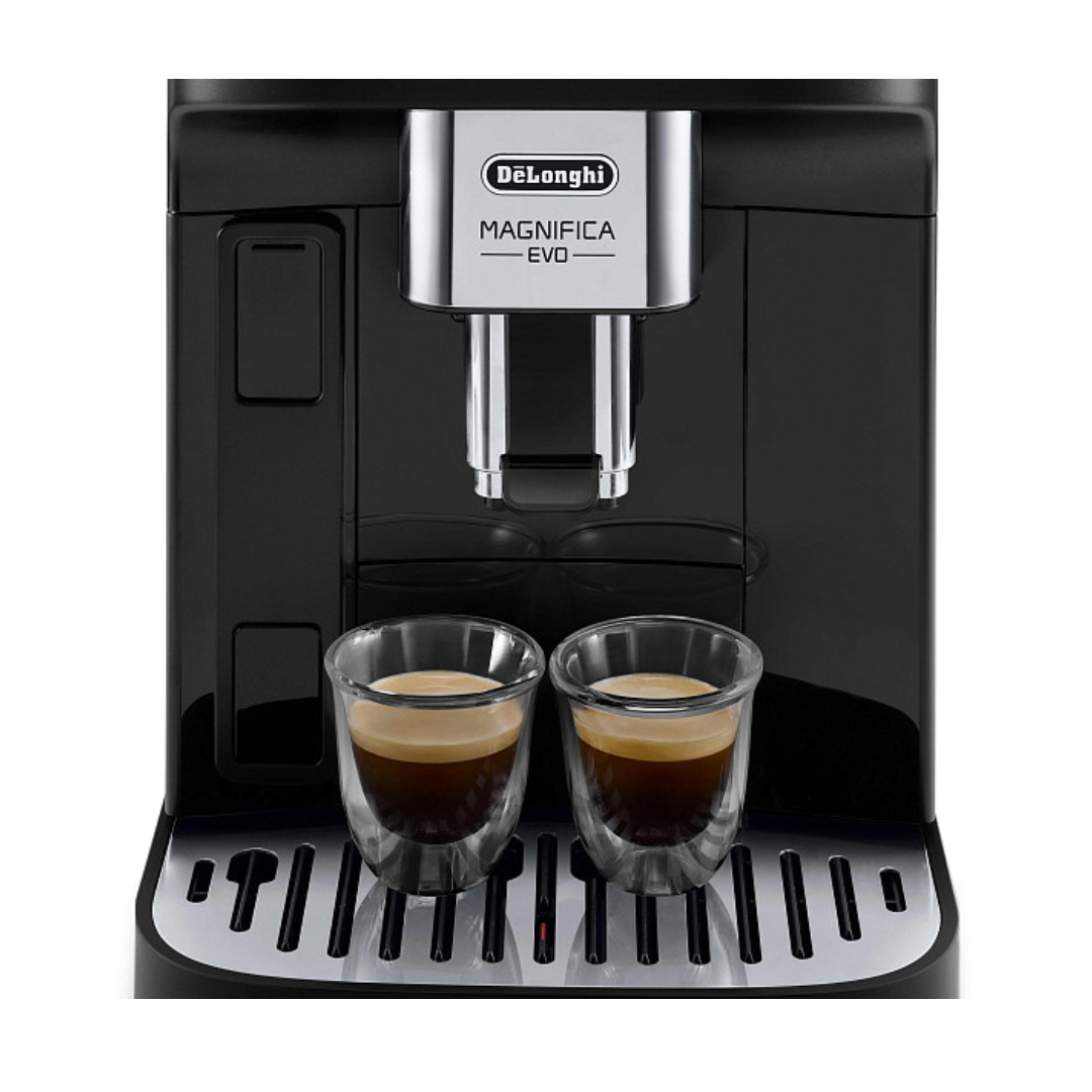 Кофемашина DeLonghi Magnifica Evo ECAM290.61.B (кофе зерновой, молотый/ 1450 Вт/ 1.8 л/ автоматический капучинатор/ 4 напитка)