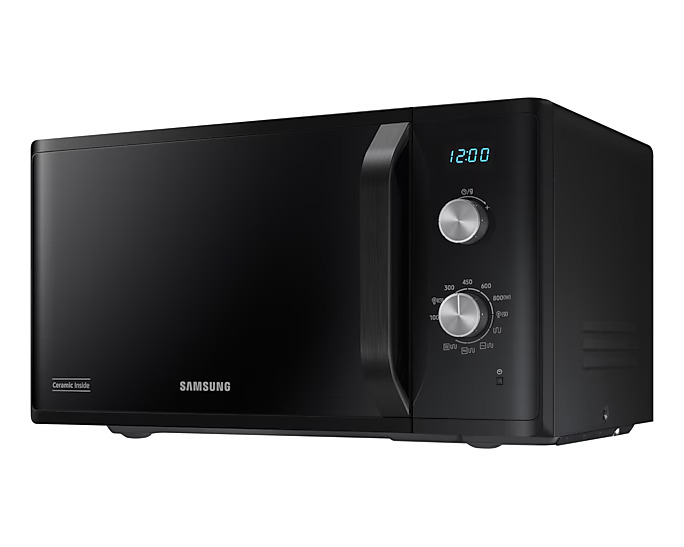 Микроволновая печь Samsung MG23K3614AK (23 л, 800 Вт, переключатели поворотный механизм, гриль, дисплей, черный)