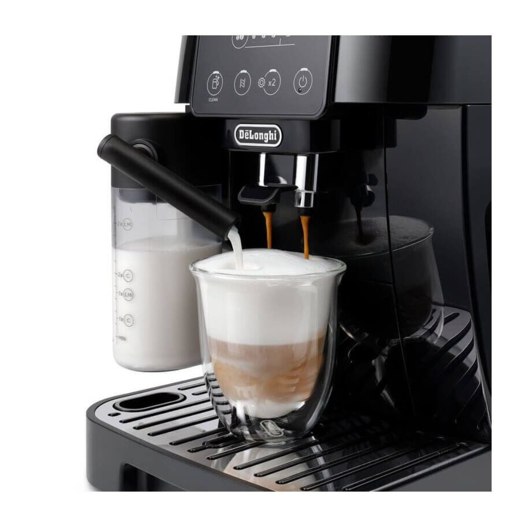 Кофемашина DeLonghi Magnifica Start ECAM220.60.B (кофе зерновой, молотый/ 1450 Вт/ 1.8 л/ автоматический капучинатор/ 4 напитка)-1