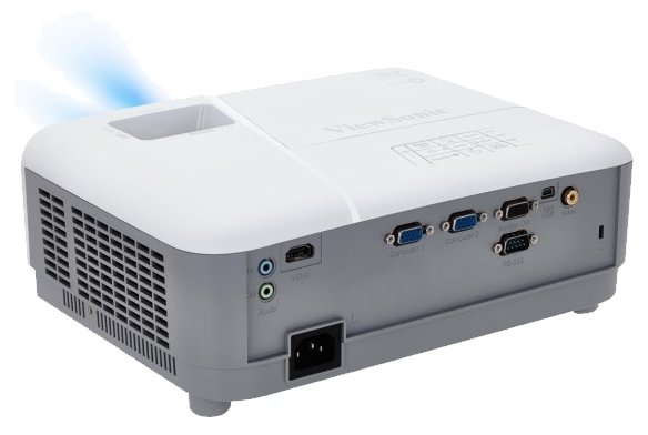 Проектор Viewsonic PA503S/PA503SE 3800 ANSI люмен | SVGA 800x600 | лампа 190W | 22000:1 | 1.19м-13.11м (100"@3.98м)/UK