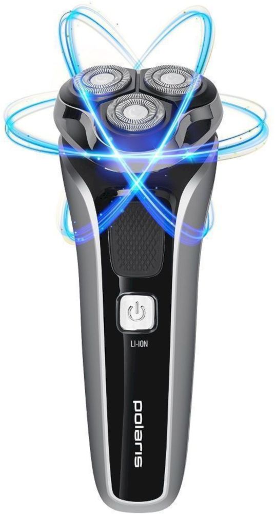 Бритва Polaris PMR 0305R wet&dry PRO 5 BLADES, чёрный — Фото 4