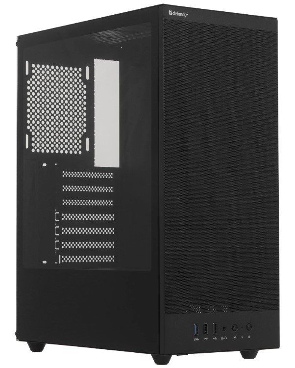 Корпус Defender RaptorX черный без БП ATX, 4fans, switchM/BSync-0