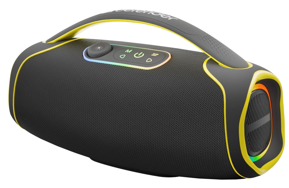 Беспроводная портативная колонка Defender Beatbox 100 / 100W / USB  / Bluetooth  / LED подсветка 