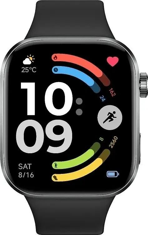 Смарт-часы Xiaomi Redmi Watch 6, черные (BHR08CIGL), чёрный