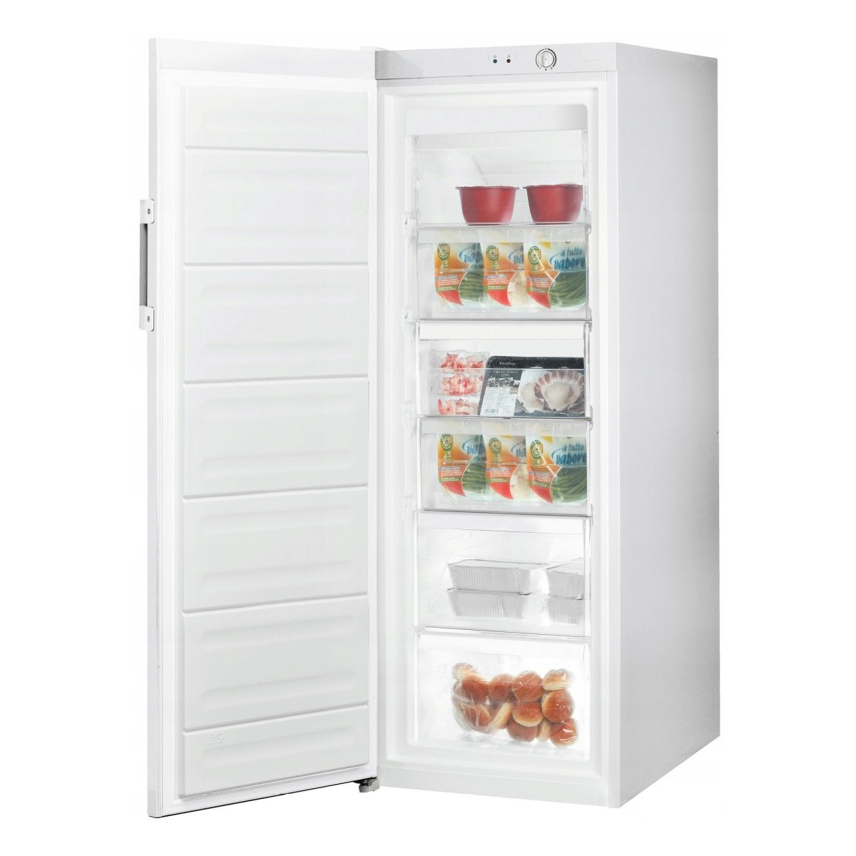 Морозильная камера Indesit UI6 1 W.1 (Объем - 233 л / Высота - 167 см / A+ / Белый / статическая система)
