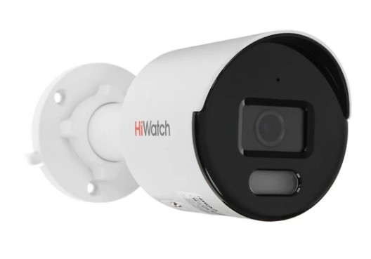 Видеокамера IP HiWatch DS-I450L(С) (2.8мм) уличная, 4МП, ColorVu, Микрофон, MicroSD
