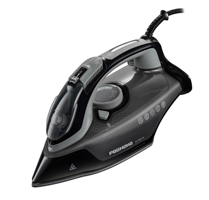Утюг Редмонд IR1609 (3100 Вт / подошва - керамика / паровой удар - 240 г/мин / 3 м / автоотключение)