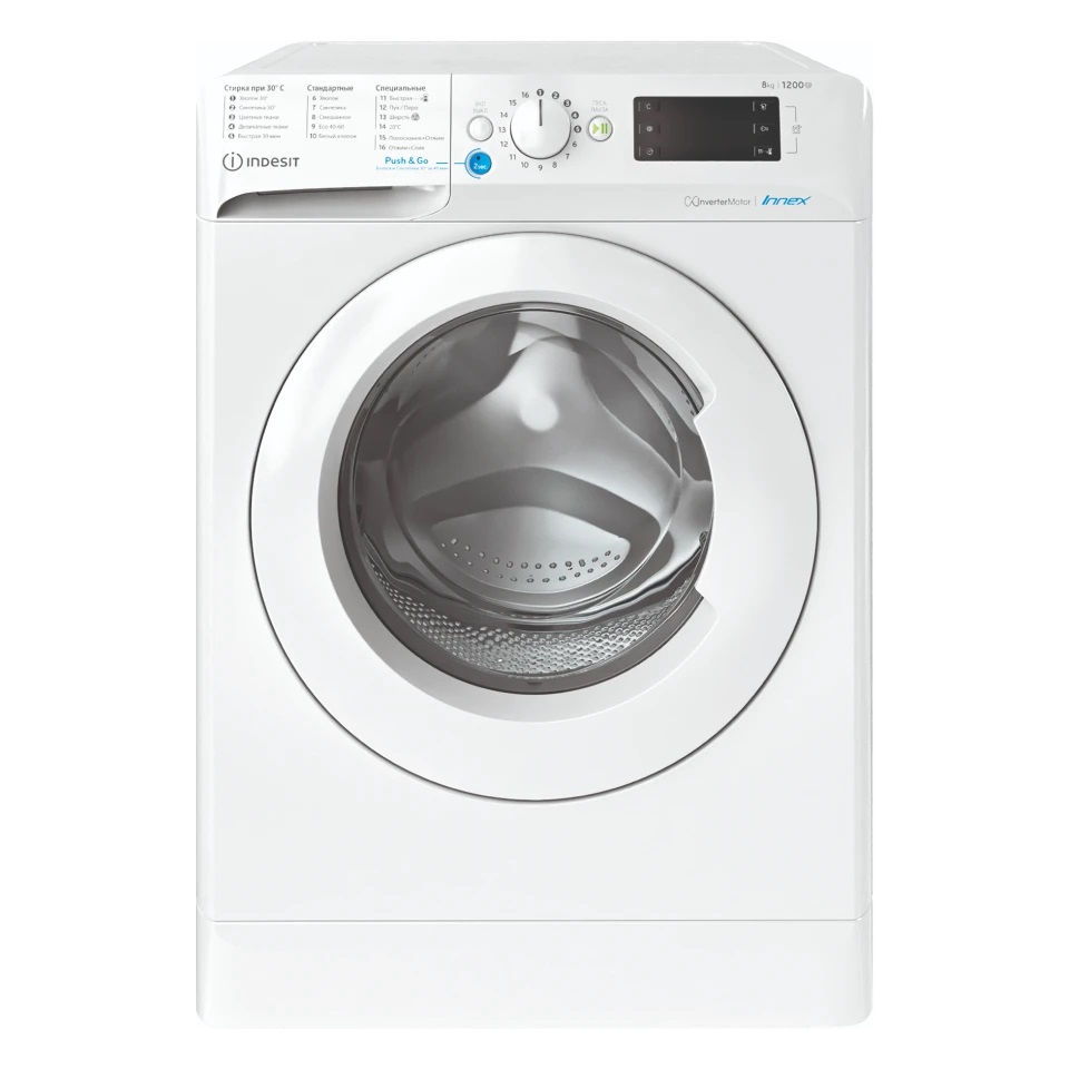 Стиральная машина Indesit BWE 81282 L (54см / 8кг / 1200об / Water Balance Plus)