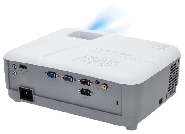 Проектор Viewsonic PA503S/PA503SE 3800 ANSI люмен | SVGA 800x600 | лампа 190W | 22000:1 | 1.19м-13.11м (100"@3.98м)/UK