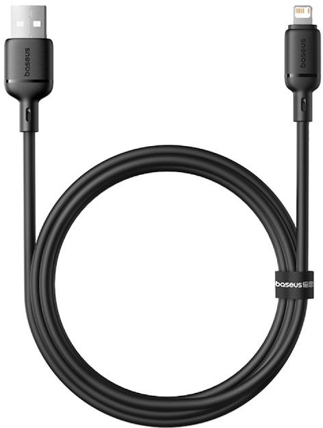 Кабель Baseus Silky Series Lightning - USB, 1м, Черный