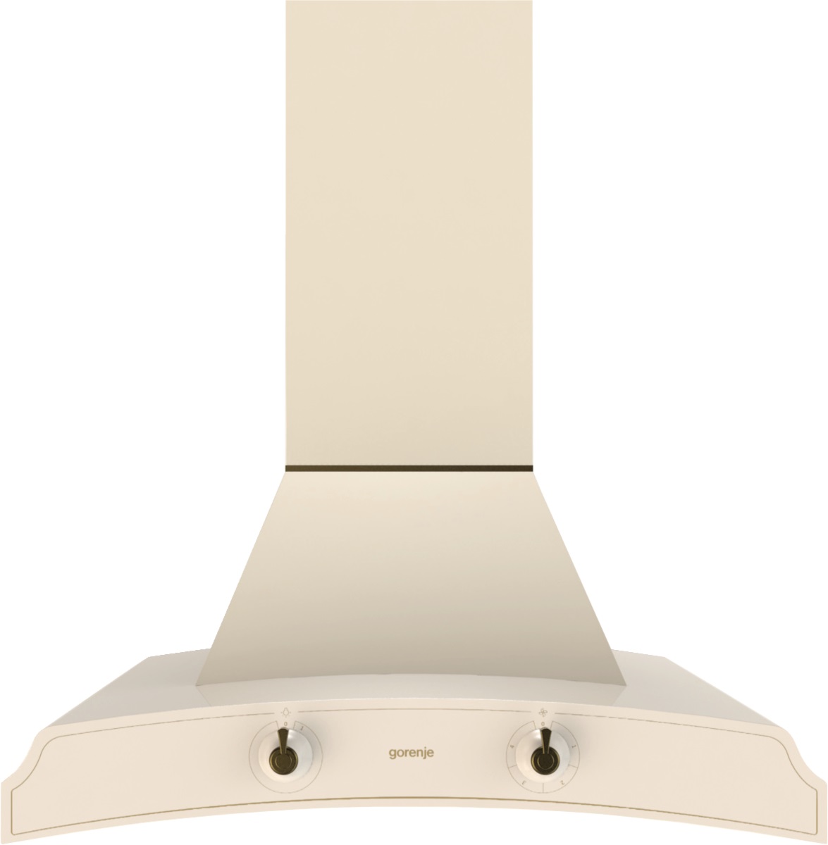 Вытяжка каминная Gorenje DK63MCLI (Classico / 621 м³/ч / 240 Вт / освещение 2x20 Вт / ширина - 60 см / Слоновая кость)