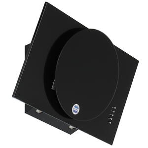 Вытяжка наклонная AKPO WK-4 Selene 60 Black (740 м³/ч / 115 Вт / LED освещение 2x2 Вт / ширина - 60 см / чёрный + чёрное стекло)-0