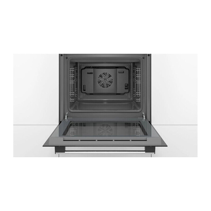 Духовой шкаф Bosch HBF114BS1 (Serie2 / 66 л / до 270 °C / Нерж. / Гриль / A)