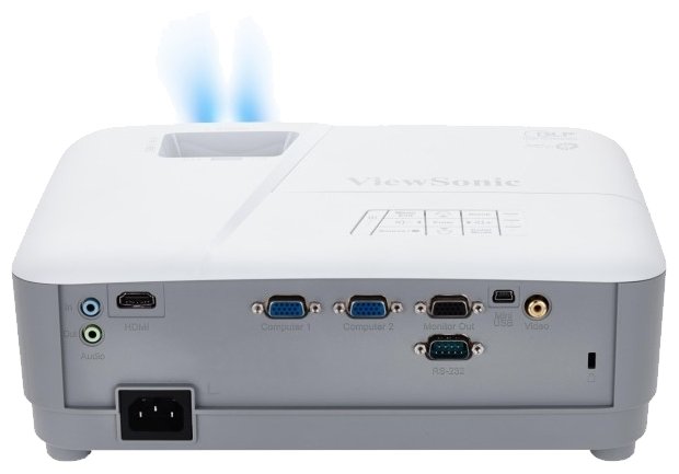Проектор Viewsonic PA503S/PA503SE 3800 ANSI люмен | SVGA 800x600 | лампа 190W | 22000:1 | 1.19м-13.11м (100"@3.98м)/UK