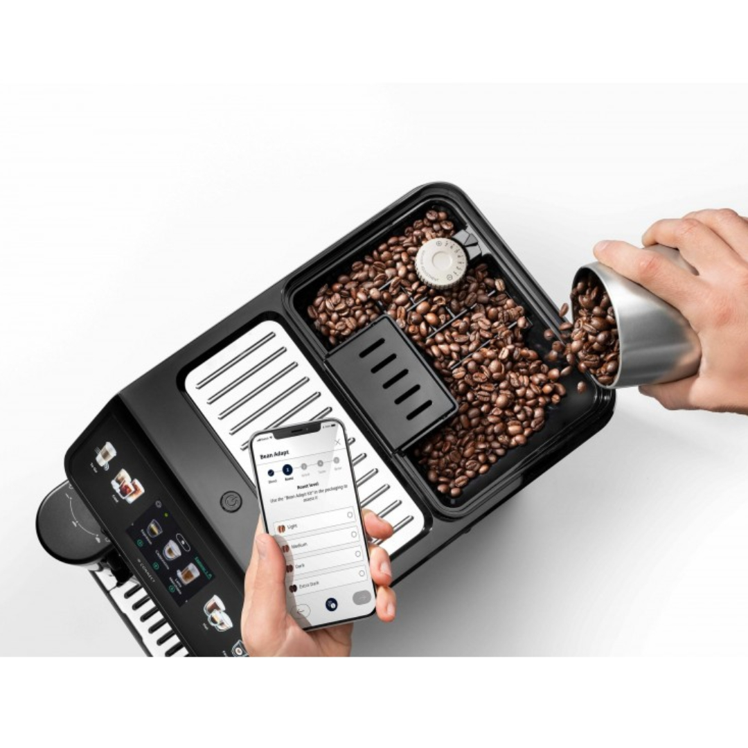 Кофемашина DeLonghi Eletta Explore ECAM450.65.G (кофе зерновой, молотый/ 1450 Вт/ 1.8 л/ автоматический капучинатор/ 11 напитков)