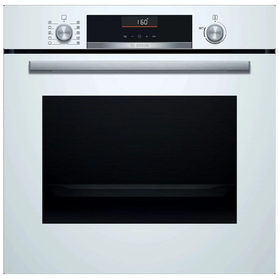 Духовой шкаф Bosch HBA5360W0 (Serie6 / 71 л / до 275 °C / Белое стекло / AutoPilot 10 / Телескоп. напр. (x1) / TelescopeStop / A)