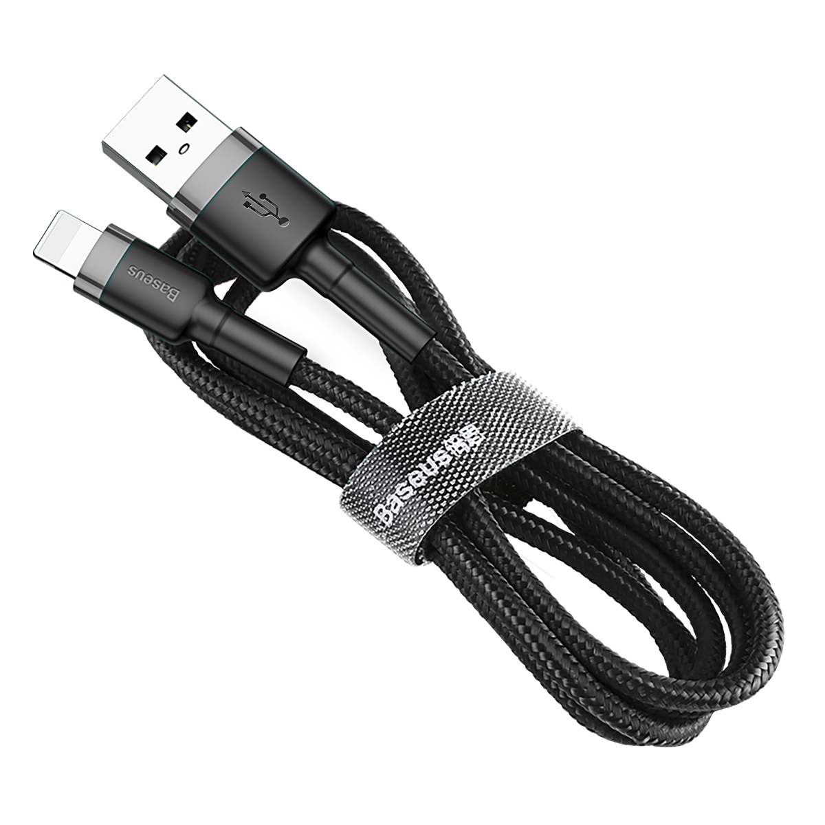 Кабель Baseus Cafule Series Lightning - USB 2м, черный