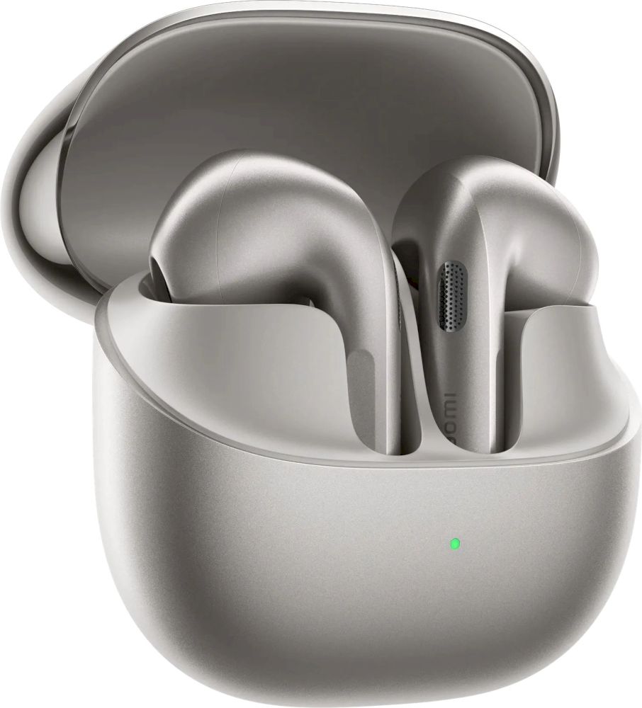 Беспроводные TWS наушники Xiaomi Buds 6, титановые (BHR08OHGL), белый — Фото 2