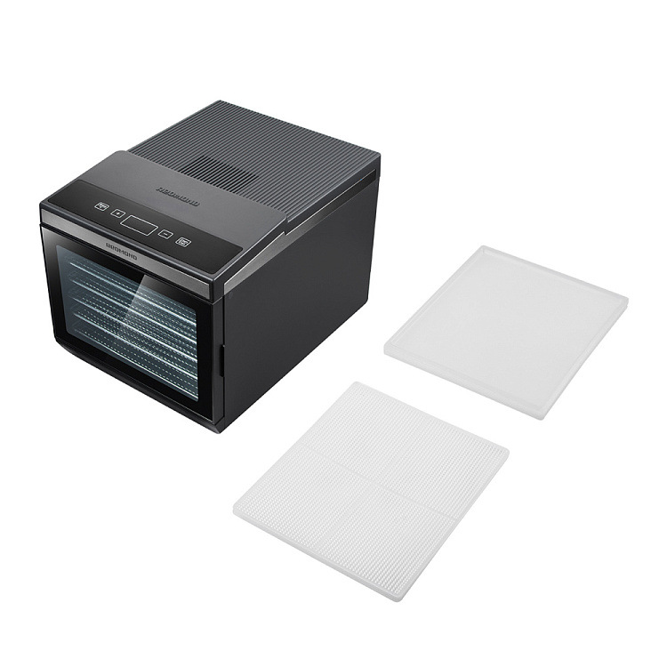 Сушилка для овощей и фруктов Redmond FD1105 (500 Вт, 35-70°C, 6 секций, регулировка температуры, дисплей, таймер)