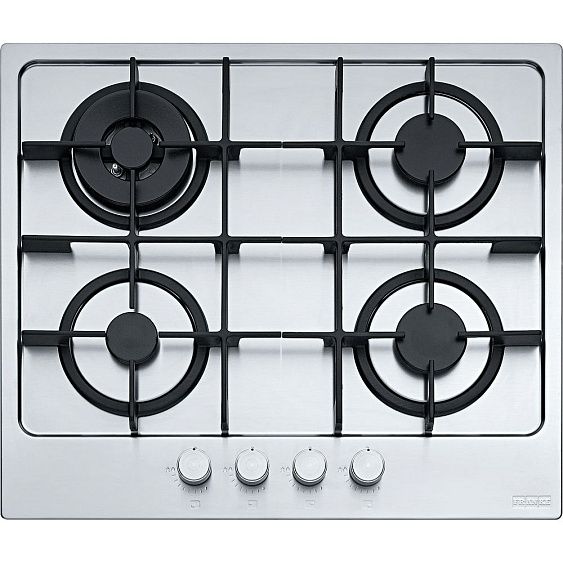 Поверхность газовая Franke FHMA 604 3G DC XS C (Maris / нерж.сталь / чугун. решетки / 4 конфорки / газконтроль / WOK)