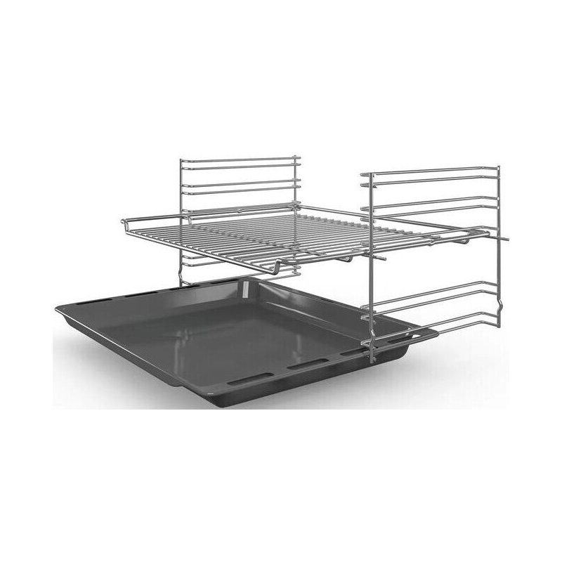 Духовой шкаф Bosch HBF114BS1 (Serie2 / 66 л / до 270 °C / Нерж. / Гриль / A)