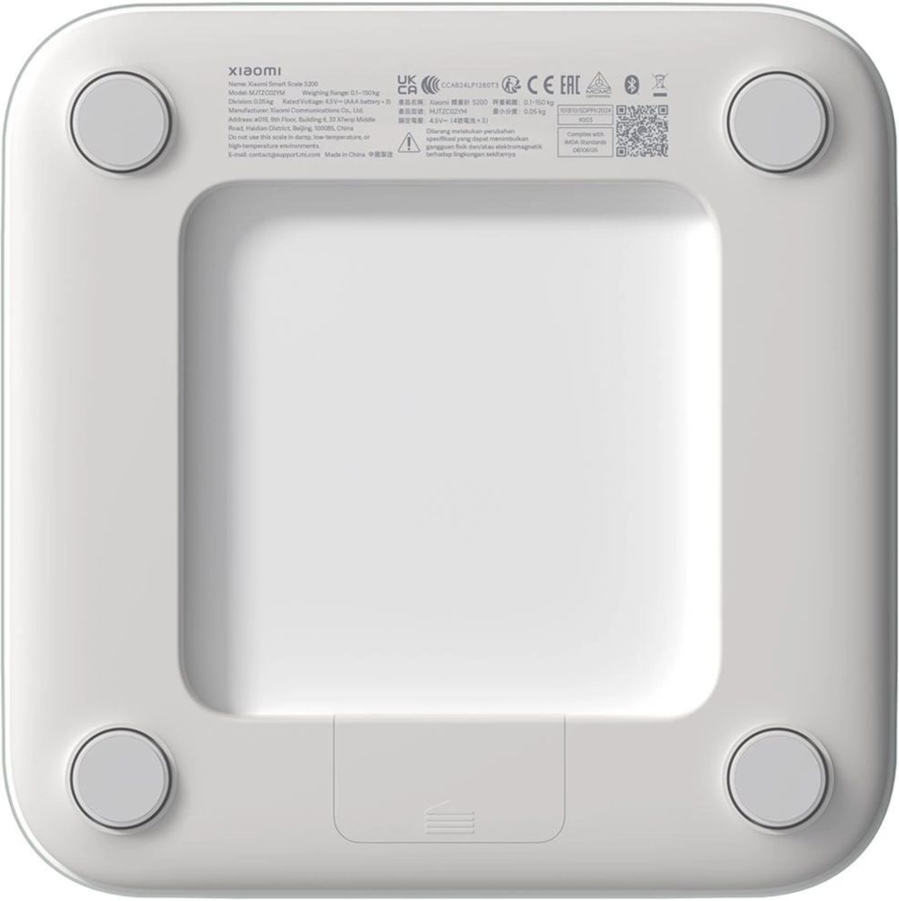 Весы напольные Xiaomi Smart Scale S200, белые (BHR9230GL), белый — Фото 3